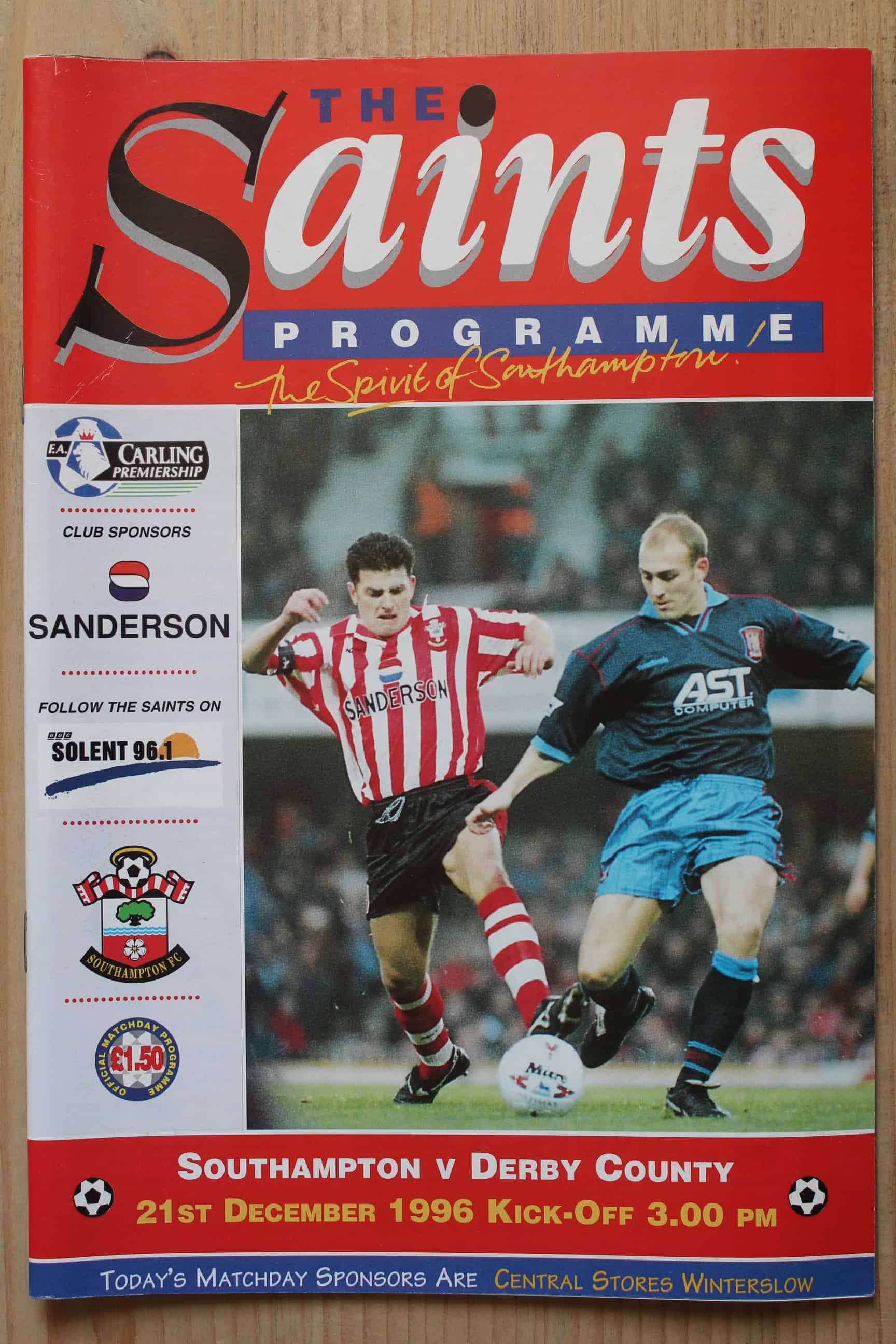 Southampton FC v Derby County FC
